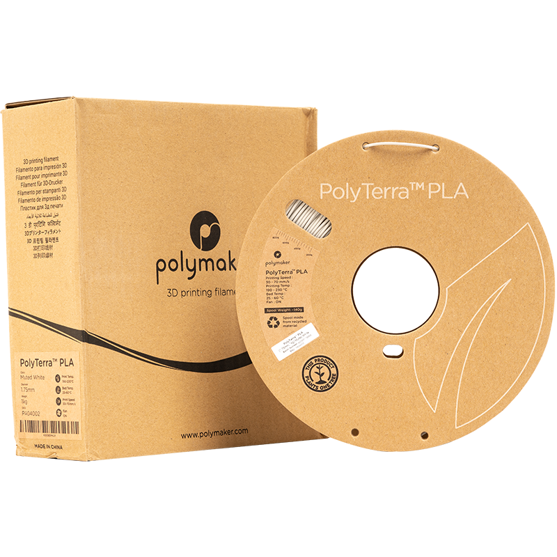 PolyTerra PLA Muted 1kg- White