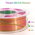 iSANMATE  Silk Purple-Green-Gold Pla multi colour 1.75mm Filament 1kg roll