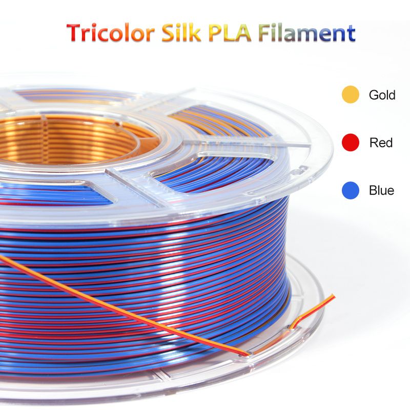 iSANMATE  Silk Red-Gold-Blue Pla multi colour 1.75mm Filament 1kg roll