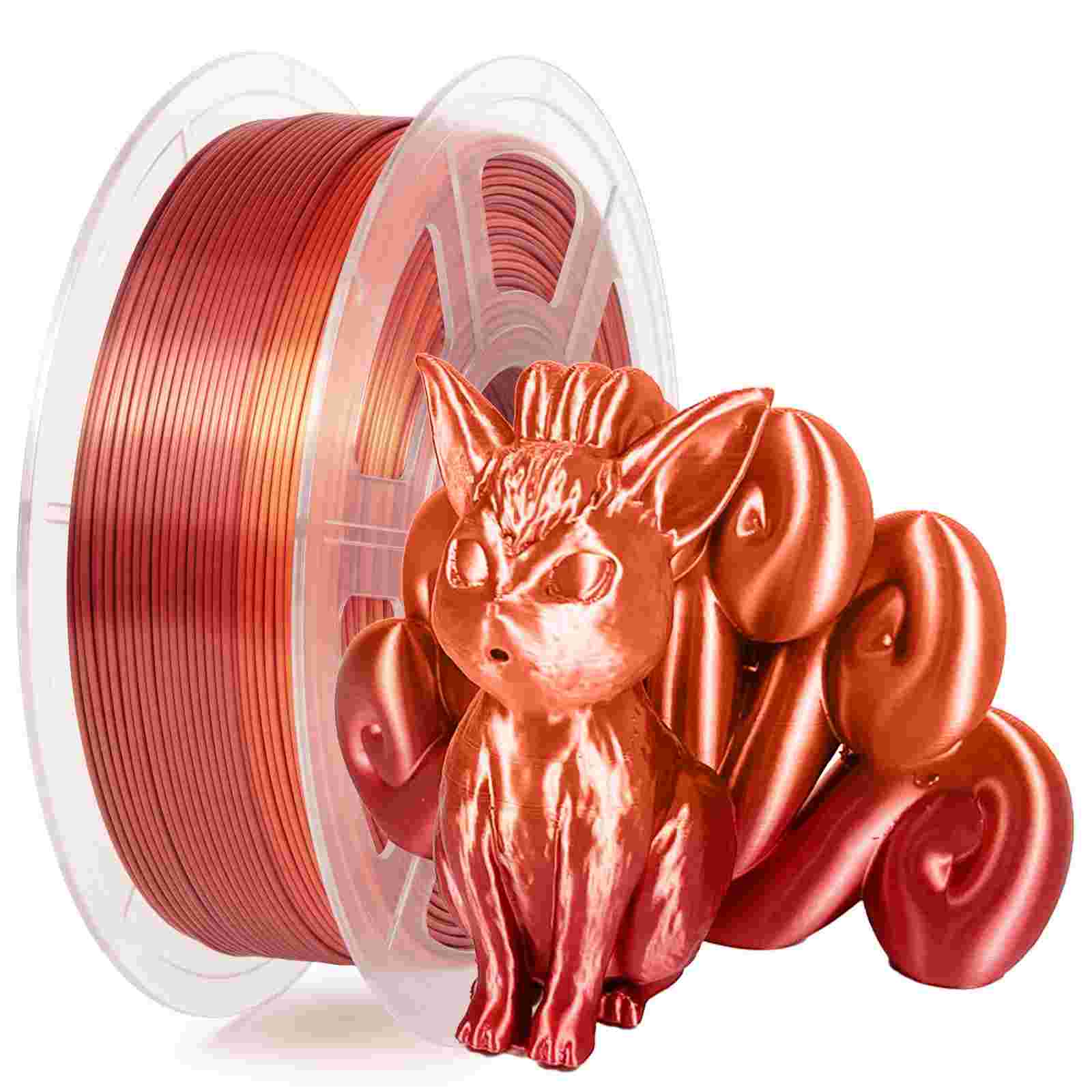 iSANMATE Silk Gradient Red-Orange PLA 1.75mm Filament 1kg roll