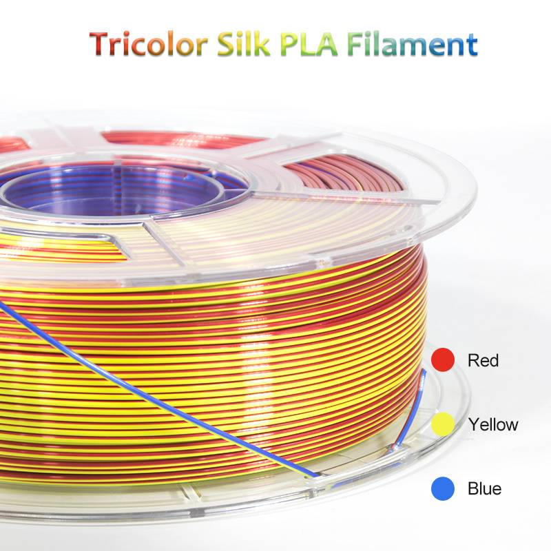 iSANMATE  Silk Red-Yellow-Blue Pla multi colour 1.75mm Filament 1kg roll