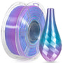 iSANMATE Silk Gradient Light Blue-Purple PLA 1.75mm Filament 1kg roll