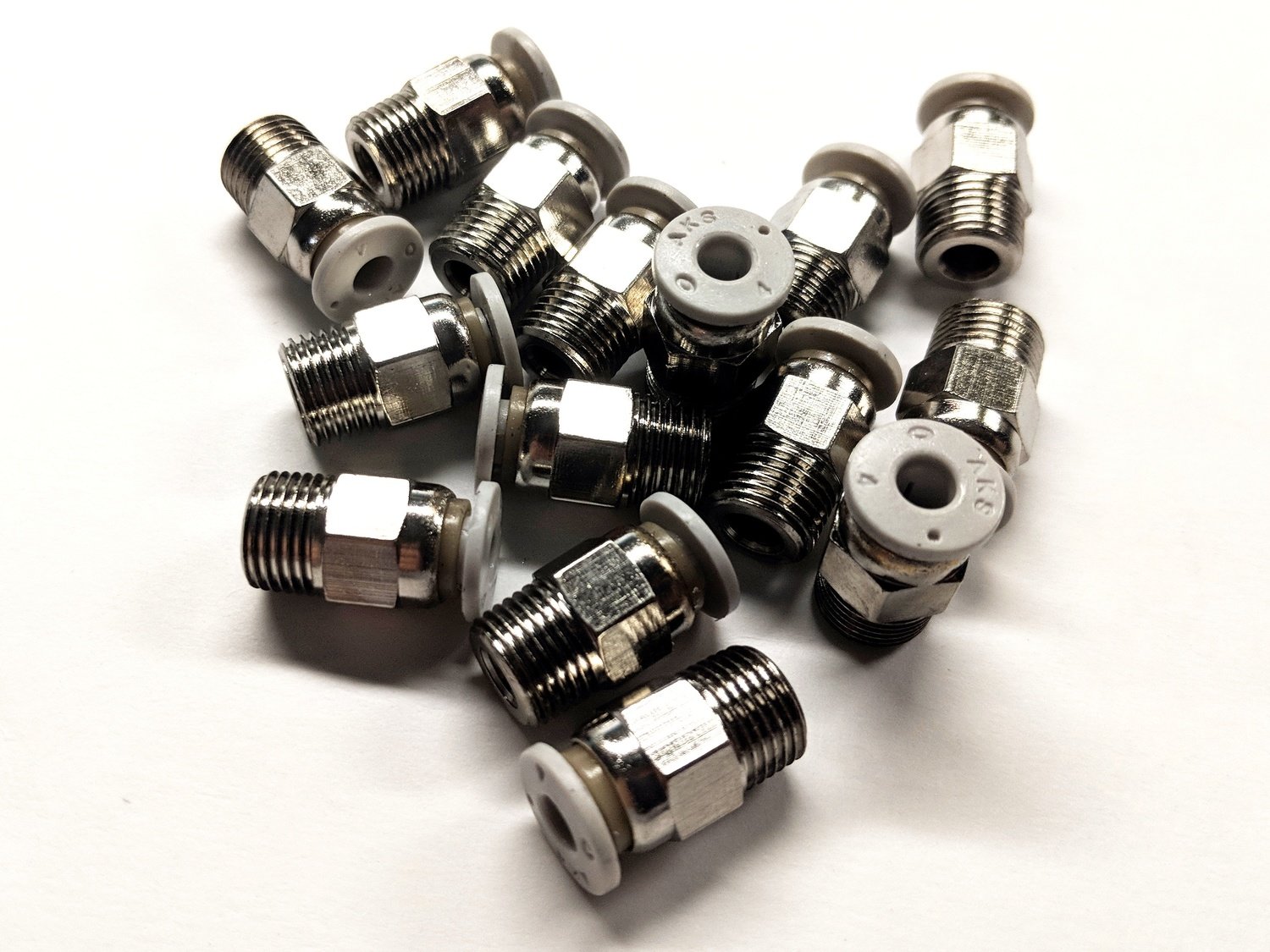 4 pack- AKS M10 Straight-Thru Bowden Capricorn Fittings