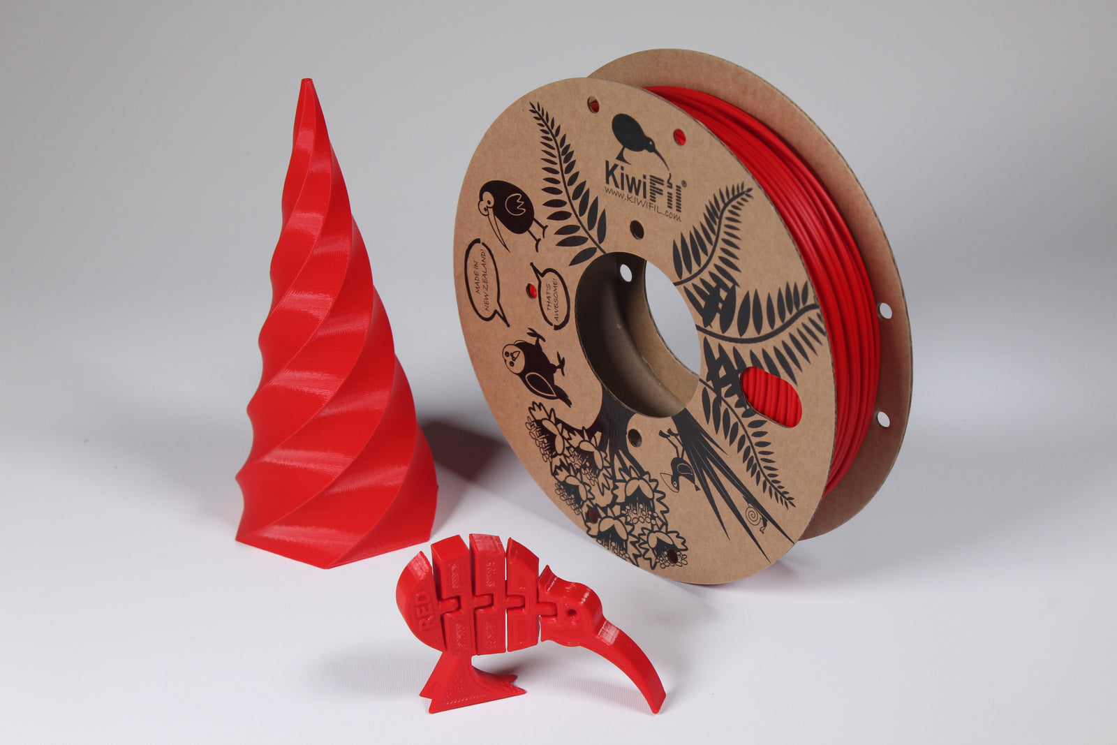 KiwiFil PLA Pro 1.75mm Race Car Red 250g