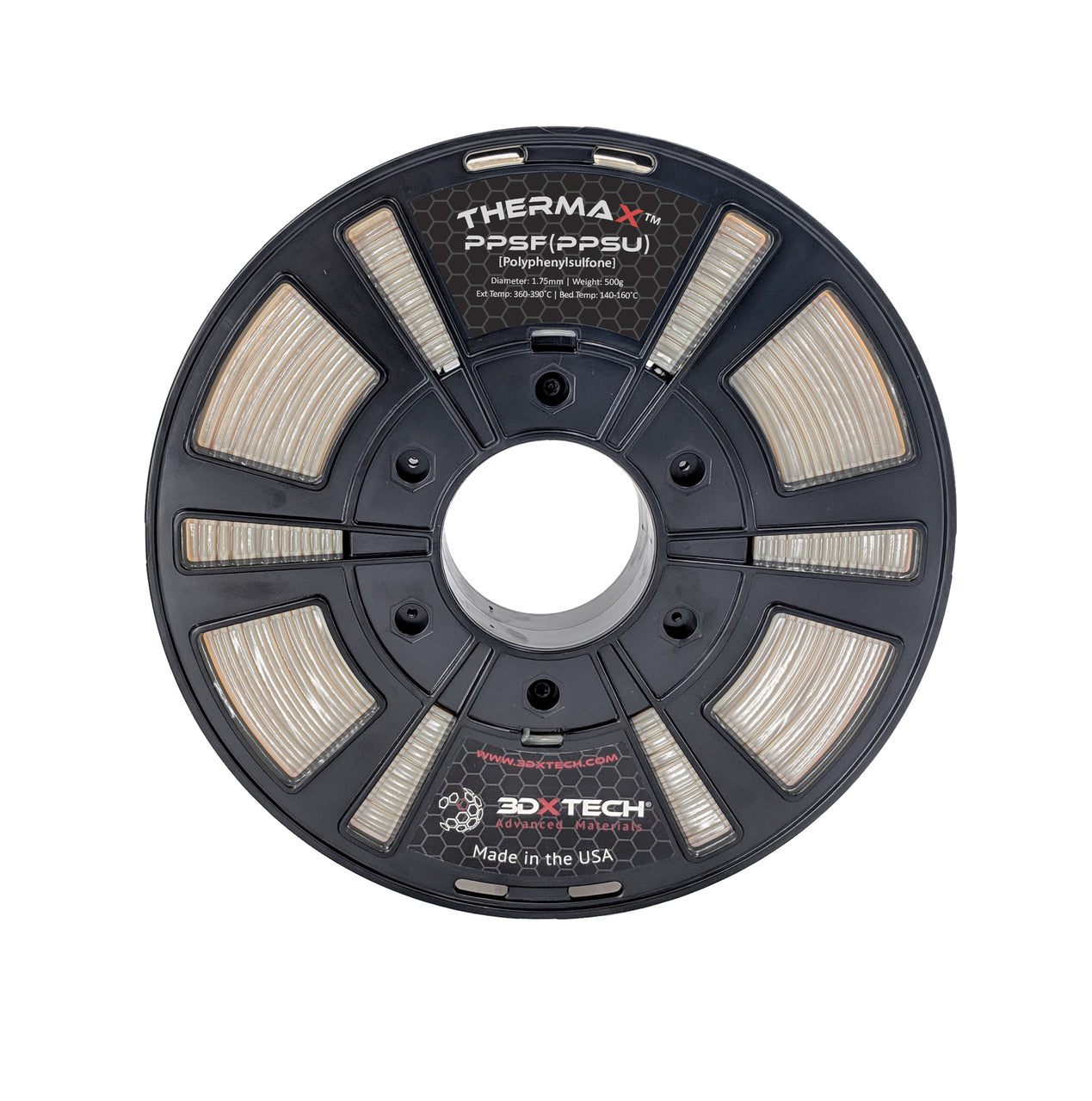 ThermaX™ PPSF (PPSU) 3D Printing Filament (Aerospace, Industrial)